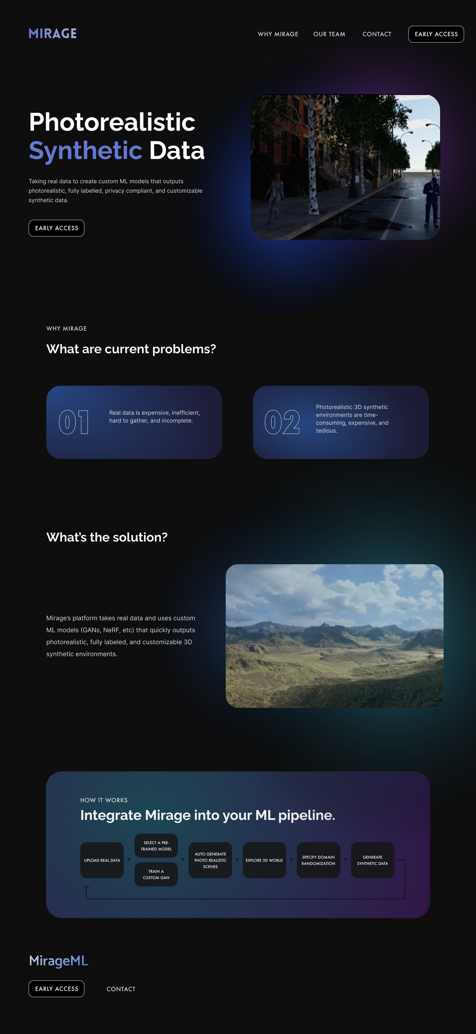 Landing page
