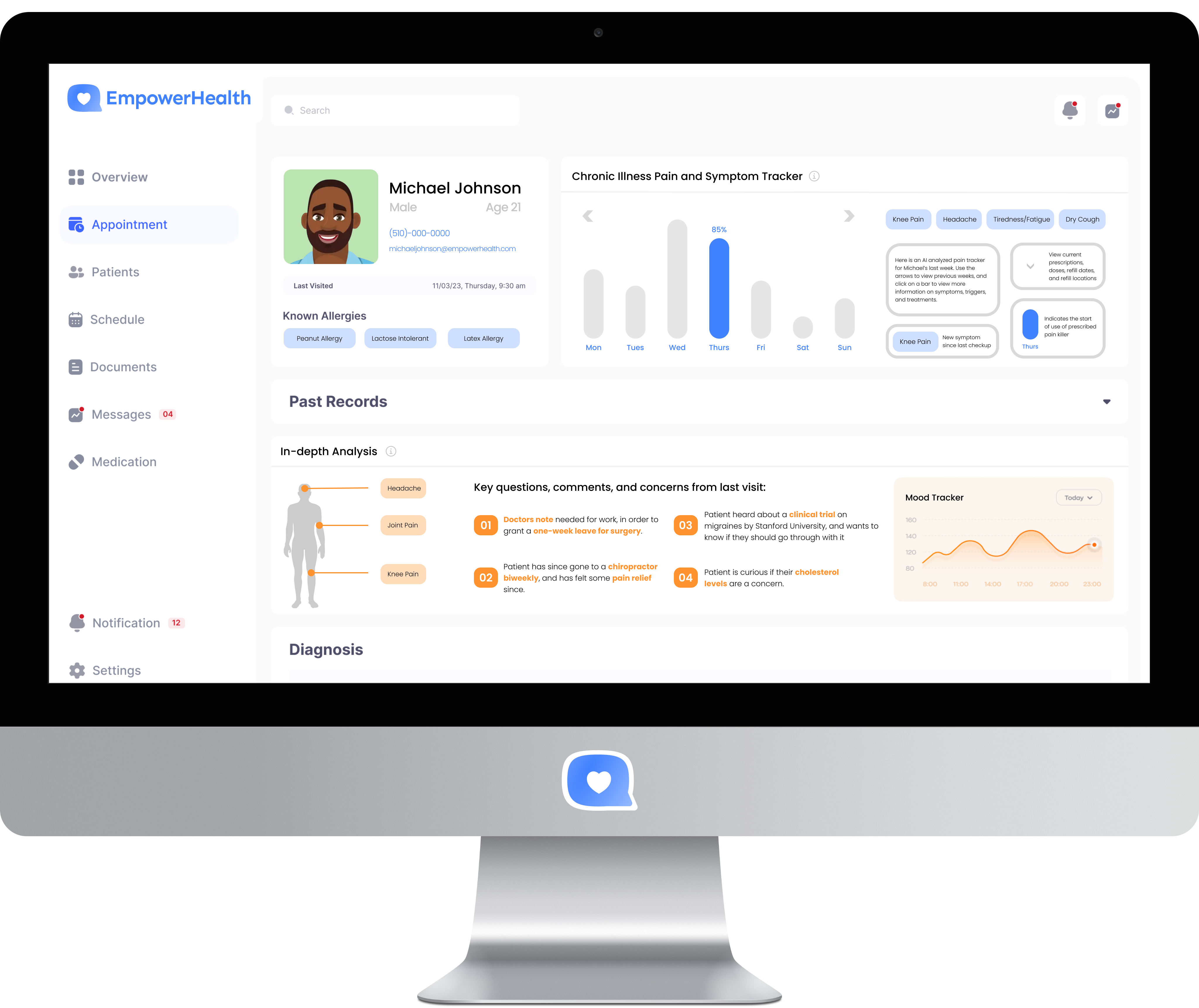 Provider screen